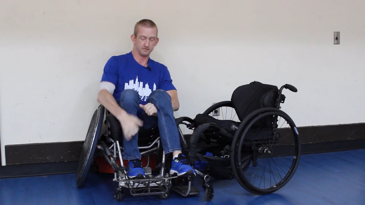 Rugby Chair Transition Demonstration (C6 Incomplete)