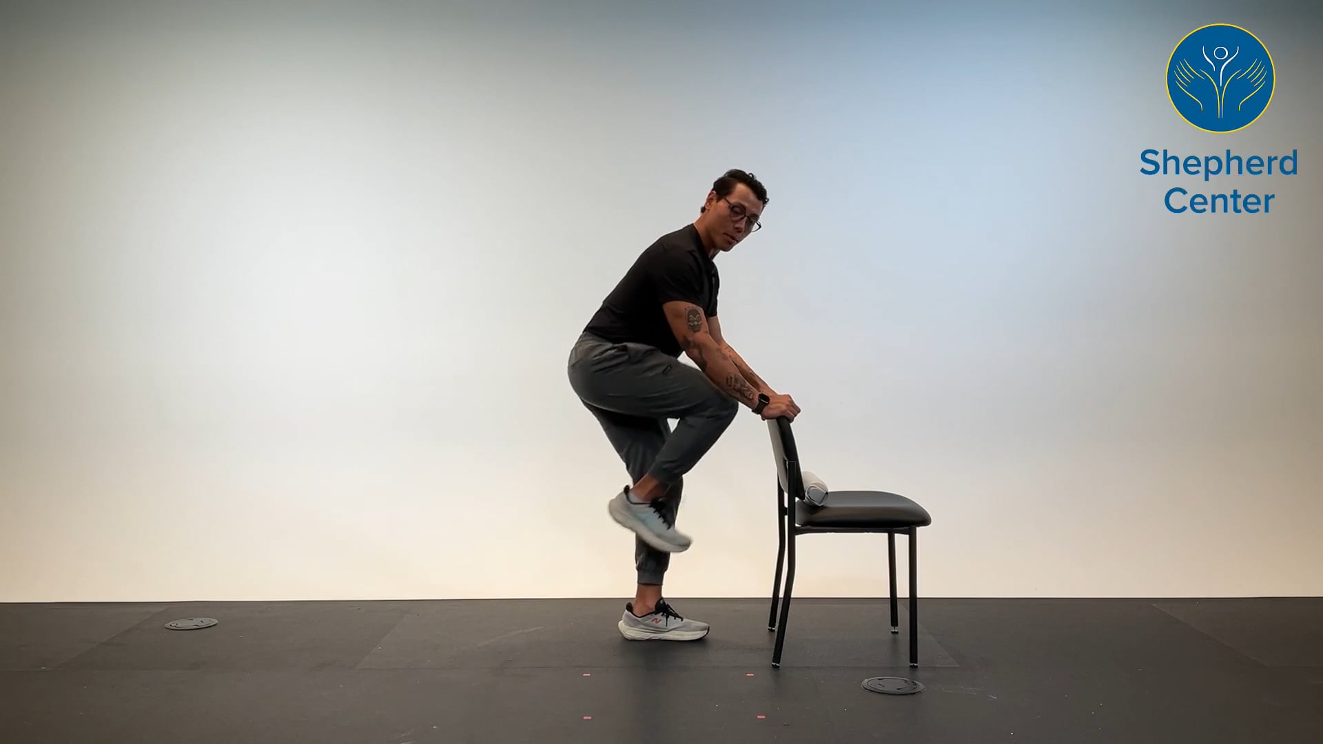 25 Minute Standing Low-Impact Cardio with Chair Support