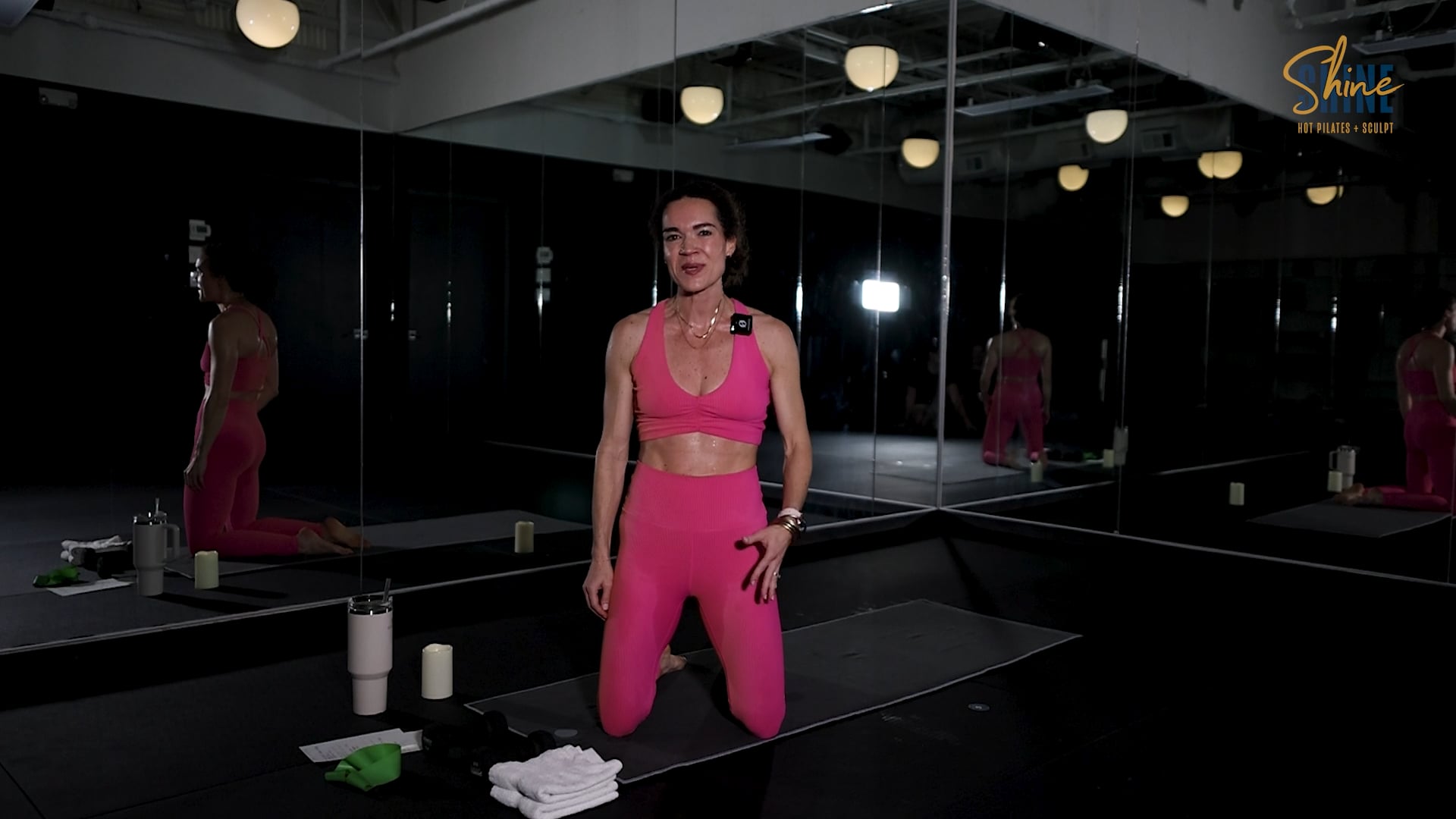 19 Minute Floor AAA with Kelly | Resistance Band + 5 lb. Weights