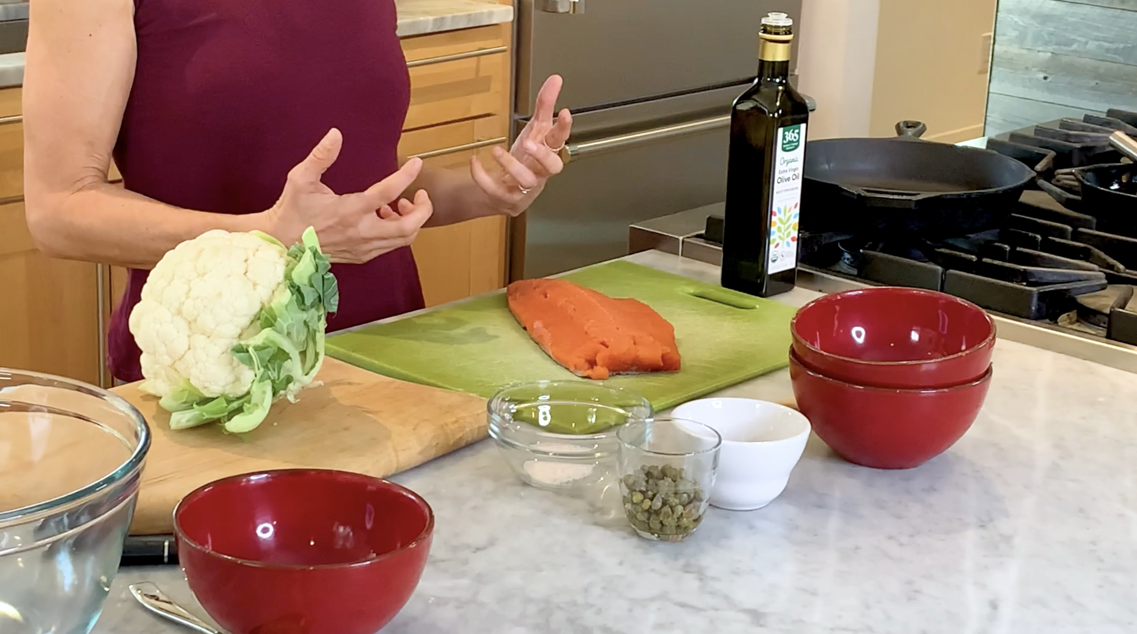 Cooking: Wild Salmon Burgers & Avocado Mayo~Egg & Grain Free with Jessica 13 min