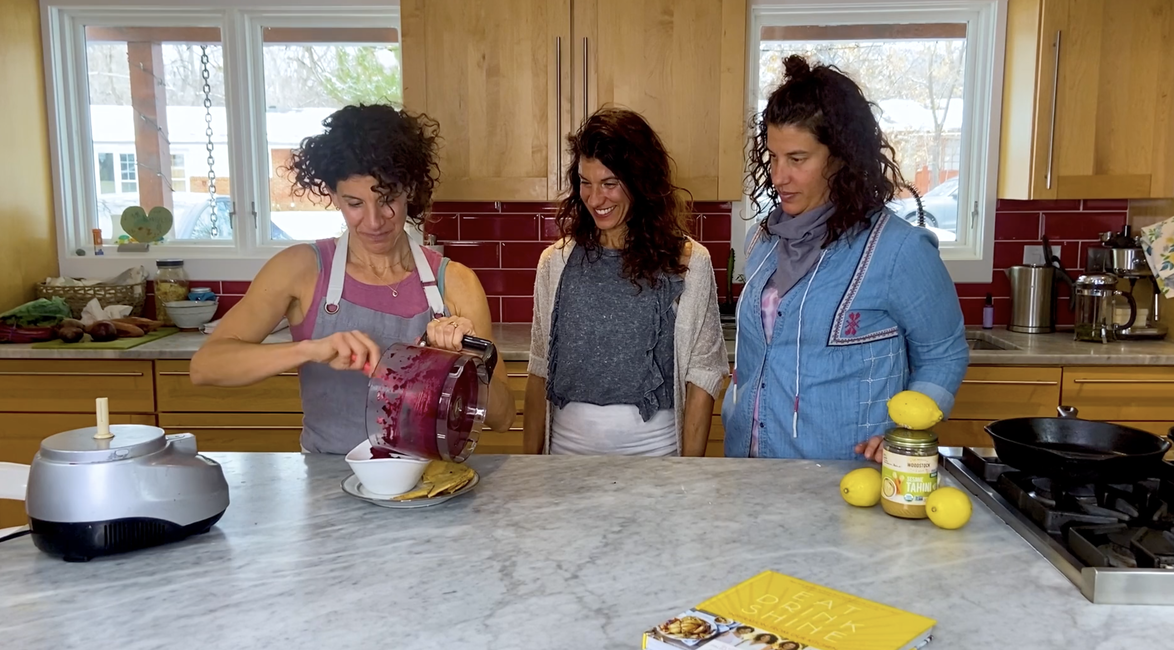 Cooking: Beet Hummus~Vegan, Legume Free, nutritious & YUM with Jessica 5 min