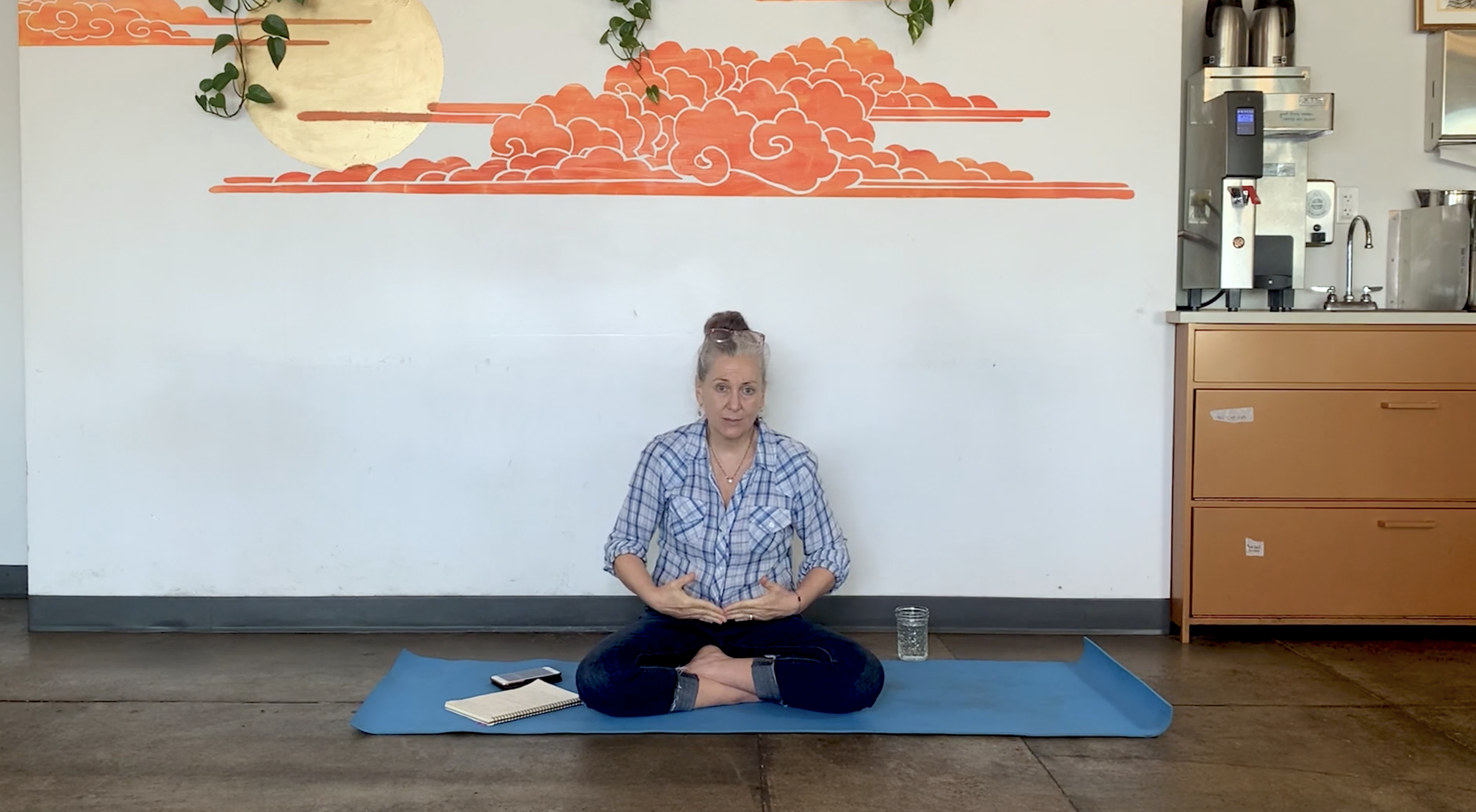 Breathwork and Yoga: Finding Center with Patricia Gipple 25 minutes