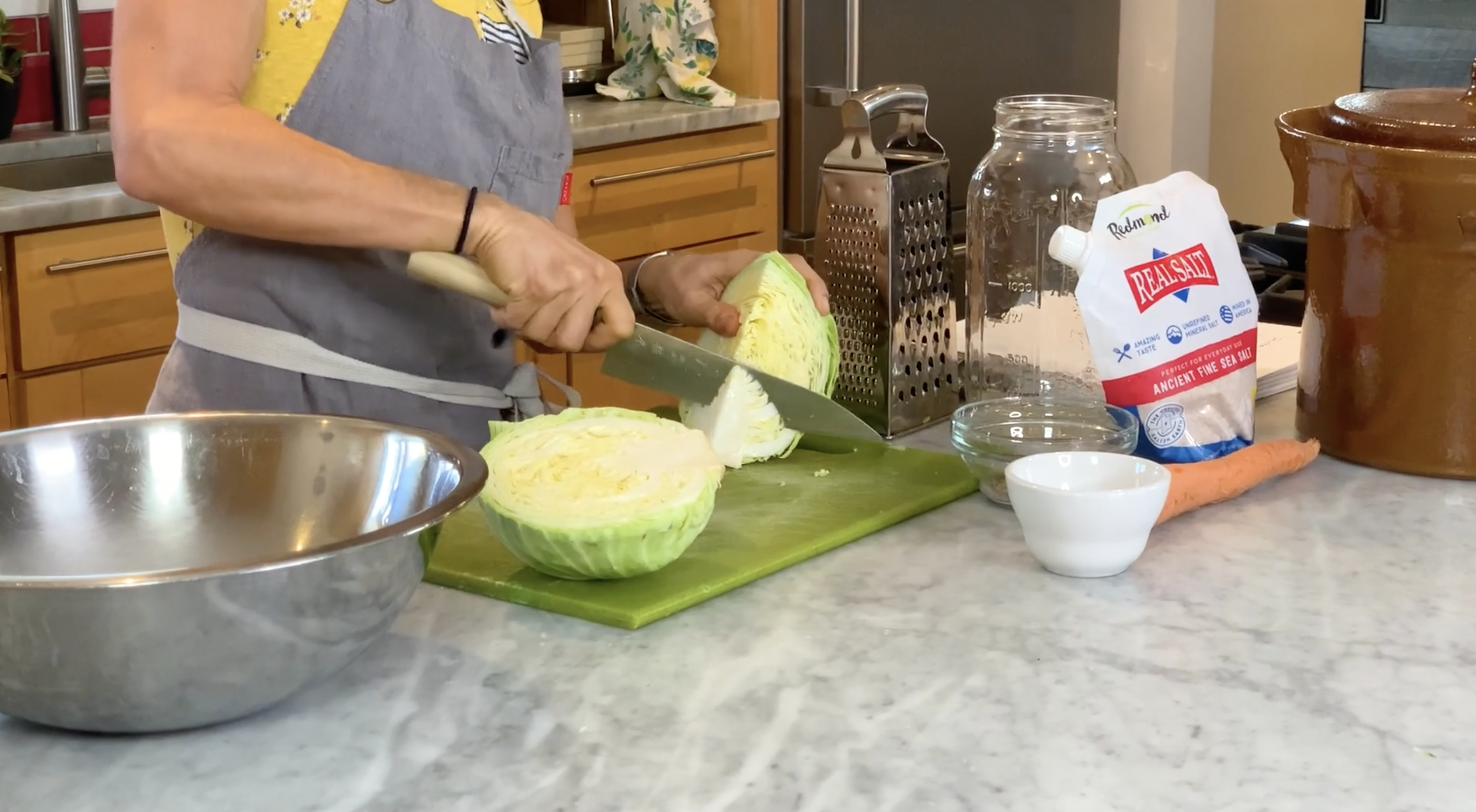 Cooking: Culture Your Own Sauerkraut~Vegan with Jessica 9 min