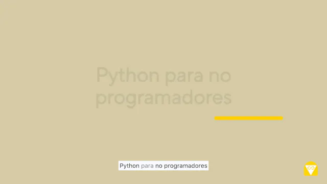 Python para no programadores