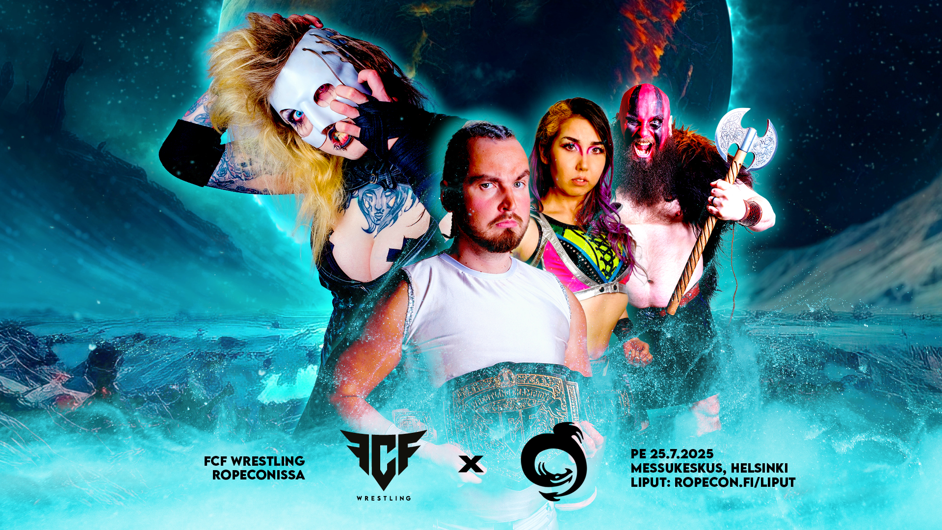 Ropecon 25.7.2025 – FCF Wrestling & Ropecon