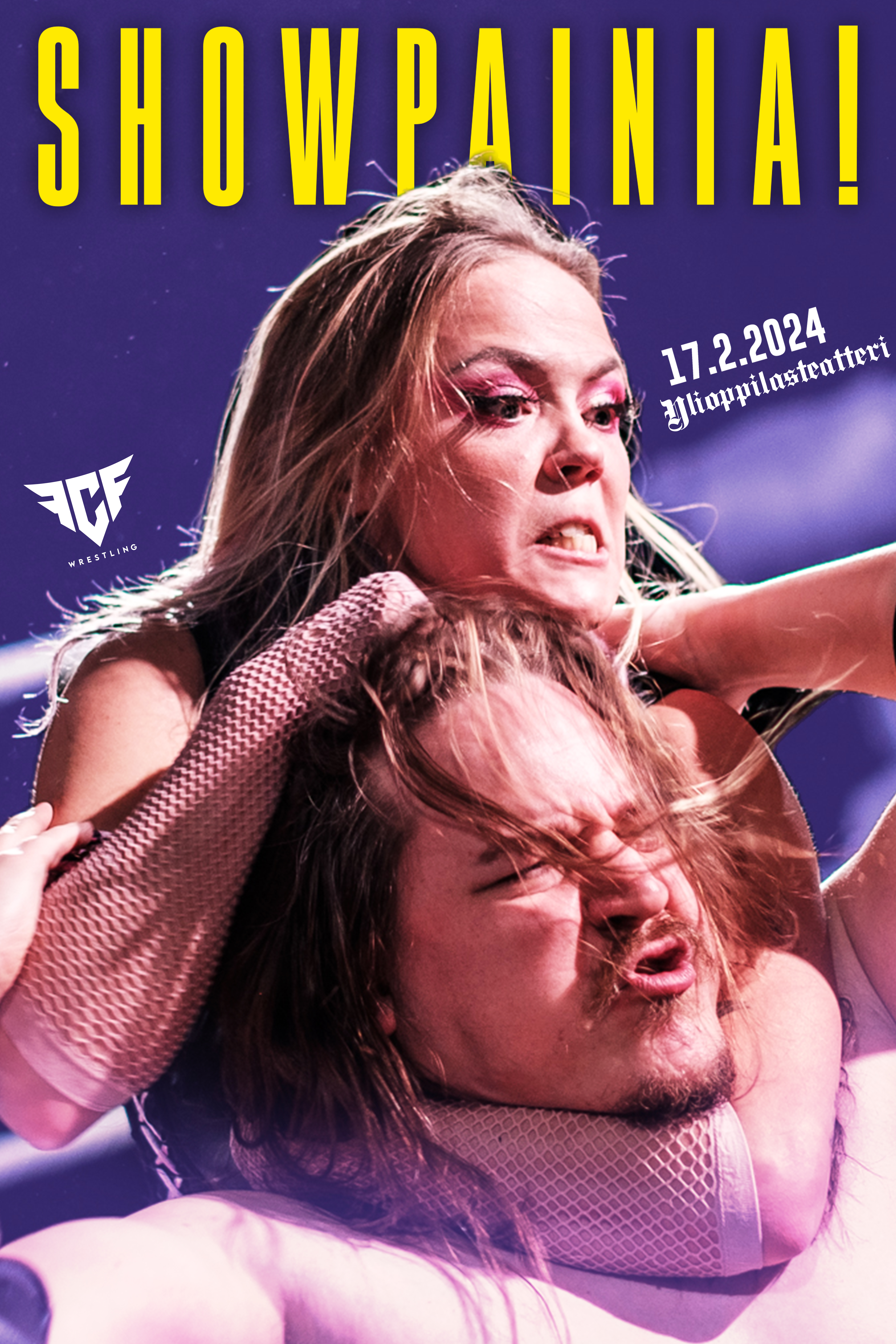 Showpainia! Ylioppilasteatteri 17.2.2024 – FCF Wrestling