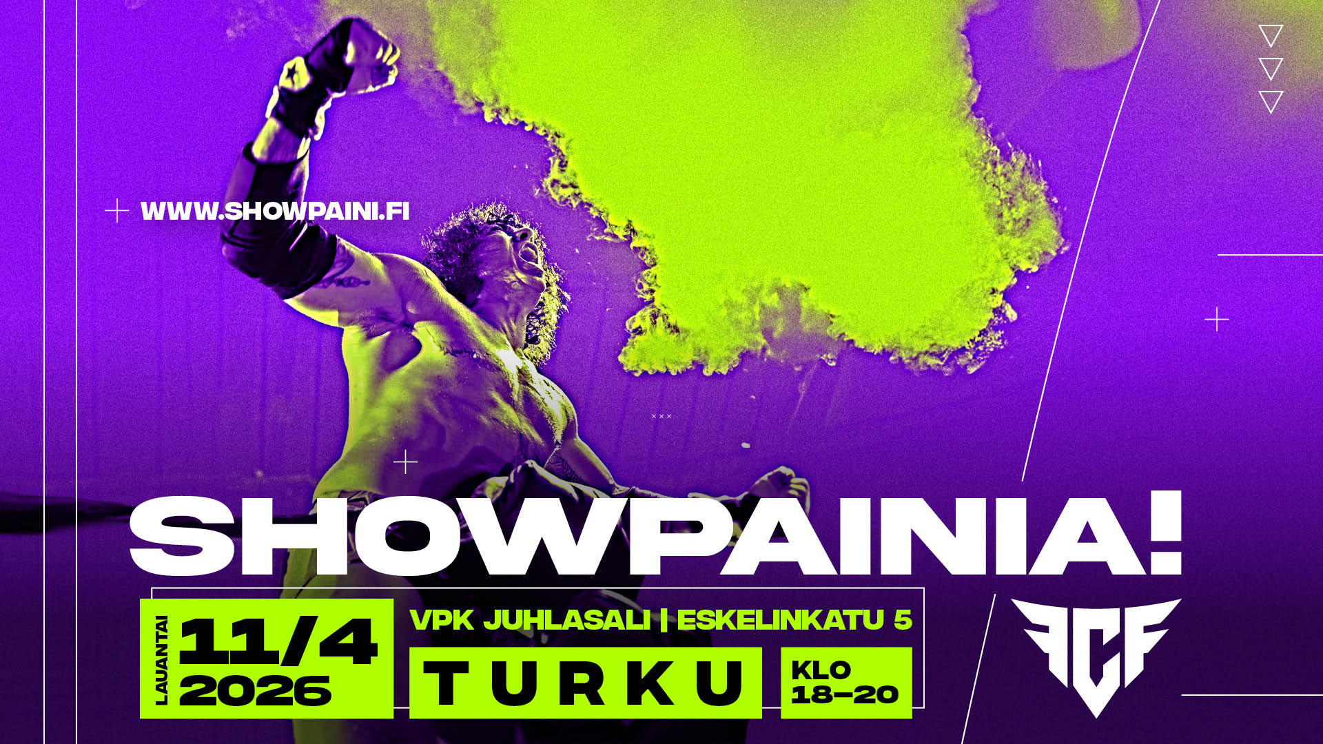 Showpainia! Turku 11.4.2026 – FCF Wrestling