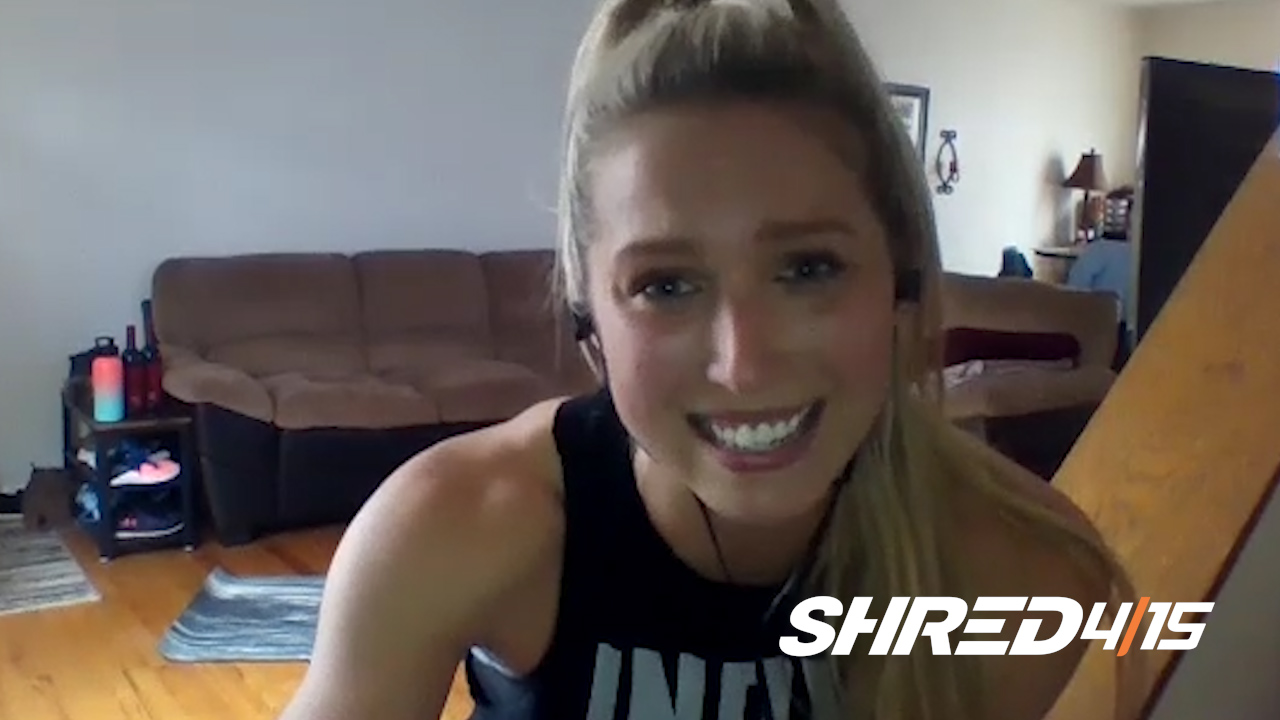 Arms & Abs High Energy Strength Workout with Cortney // Dumbbells