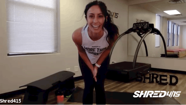 Total Body Workout + Treadmill Drills with Bonnie // Dumbbells