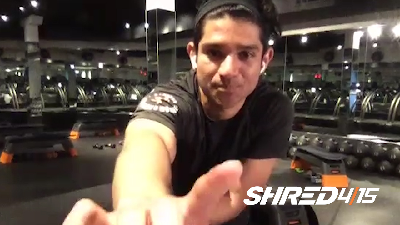 Butt, Legs & Abs + Treadmill Drills with Derick // Heavy Dumbbells