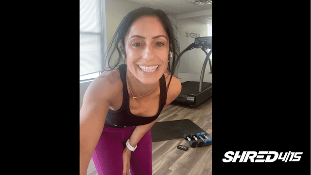  Total Body + Treadmill Drills with Bonnie // Ankle Band & Dumbbells