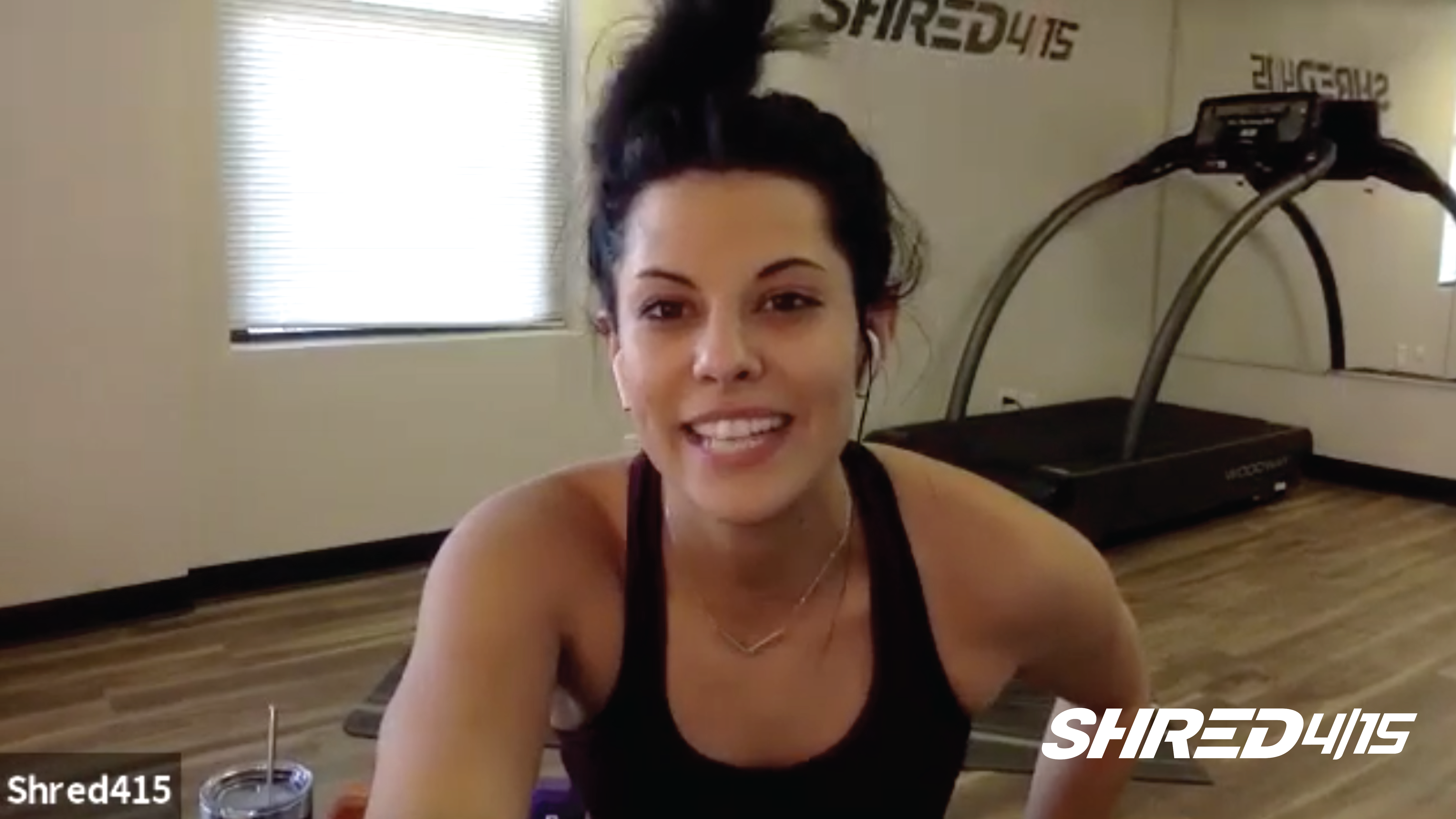 Total Body Strength + Flat Road Treadmill Drills with Vicky // Dumbbells