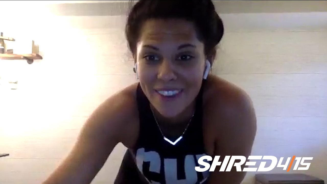 Butt, Legs & Abs on Fire Workout with Vicky // Dumbbells & Chair