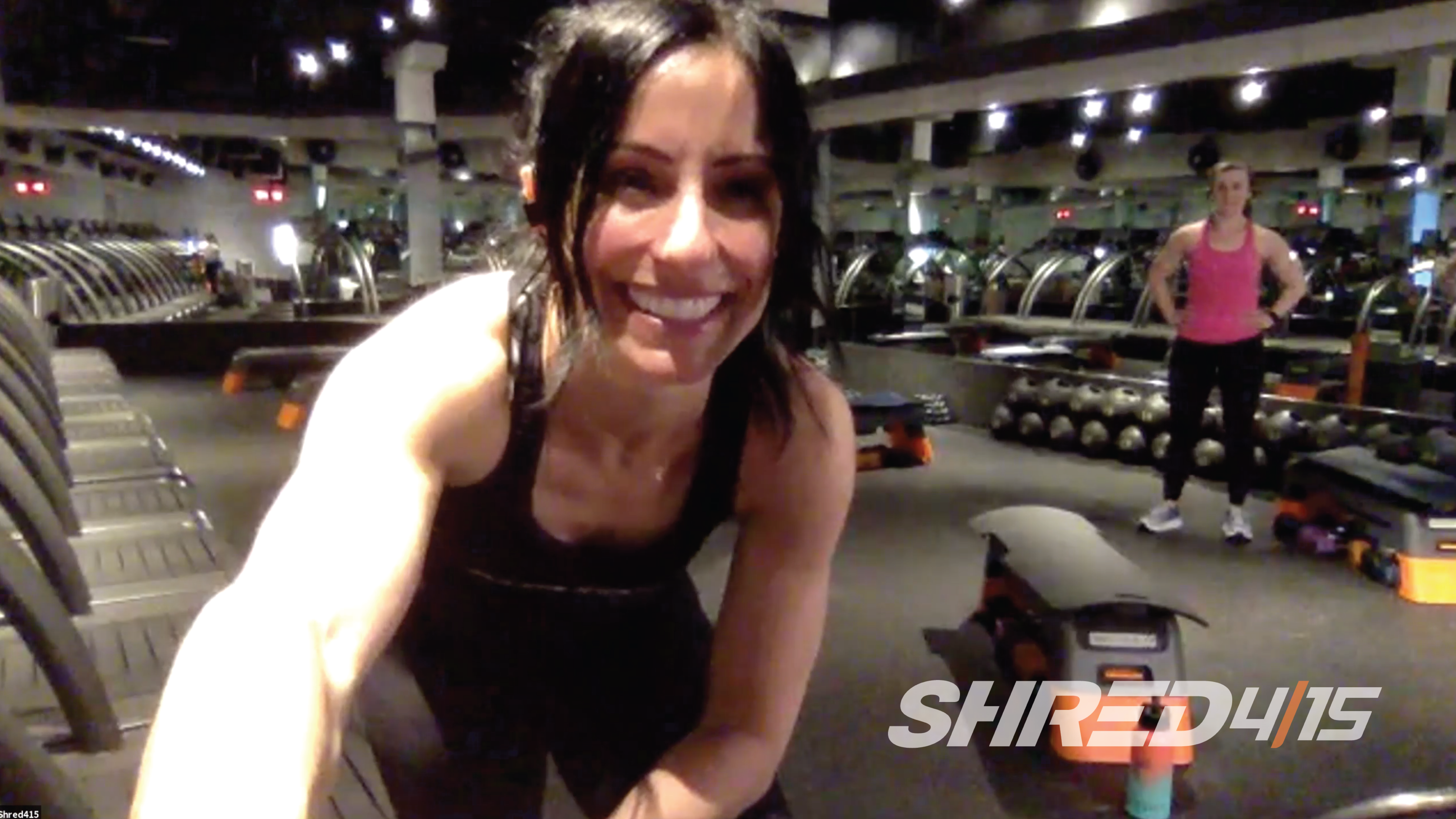 SWEATY Arms & Abs Workout + Treadmill Drills with Bonnie // Dumbbells