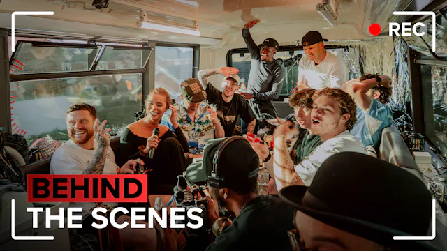 Sidemen YouTuber Party Bus BTS