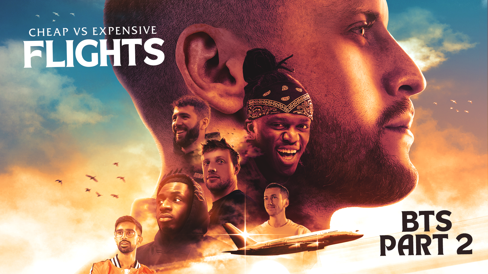 Sidemen $20,000 VS $20 Plane Tickets BTS Pt. 2