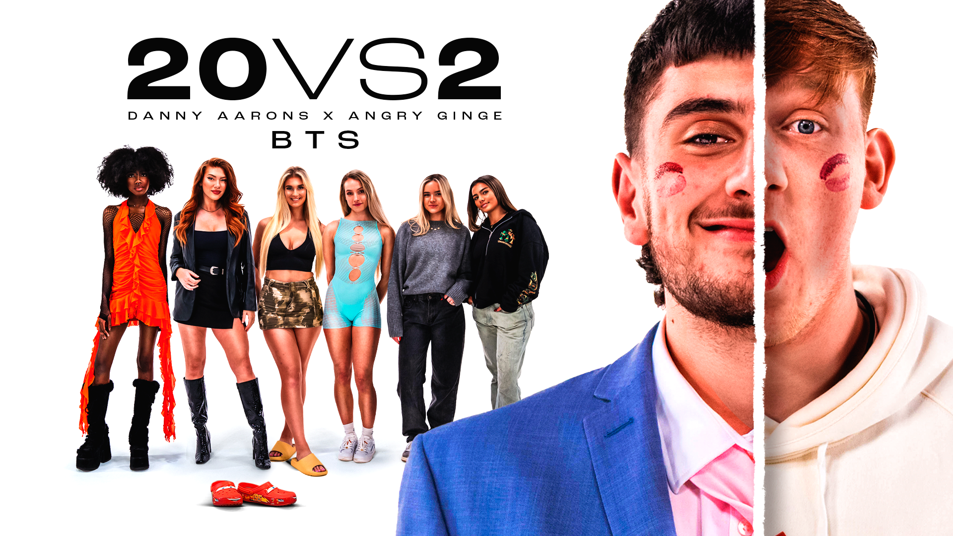 20 Women VS 2 Sidemen: Angry Ginge & Danny Aarons Edition BTS