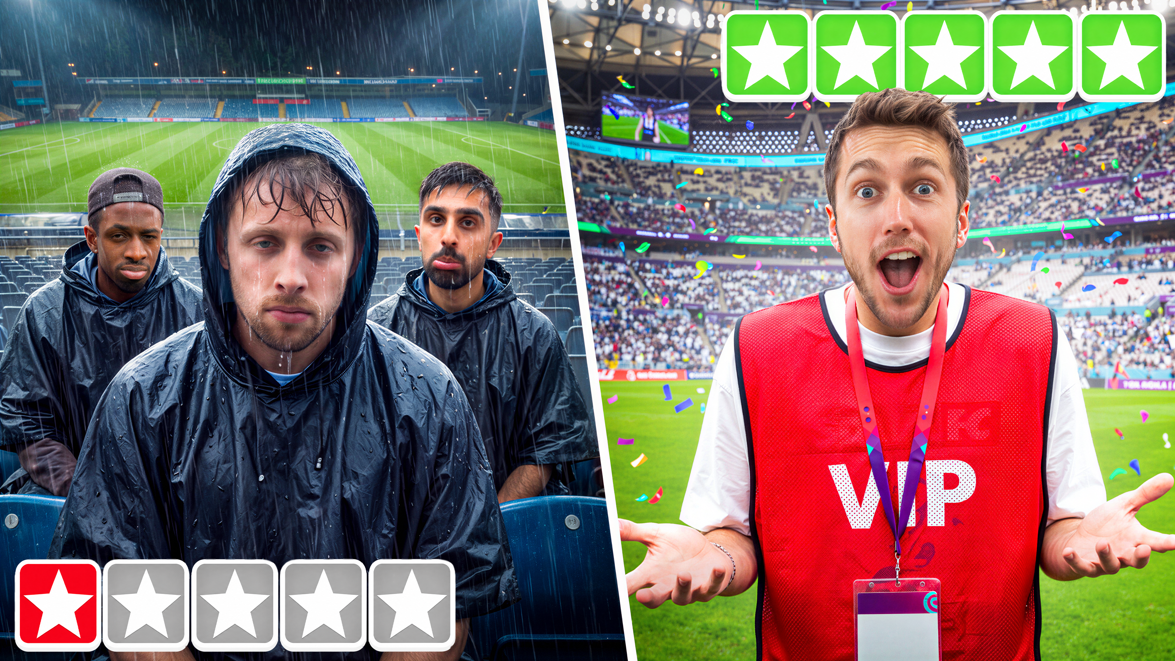 Sidemen Cheap vs Expensive World Cup Tickets
