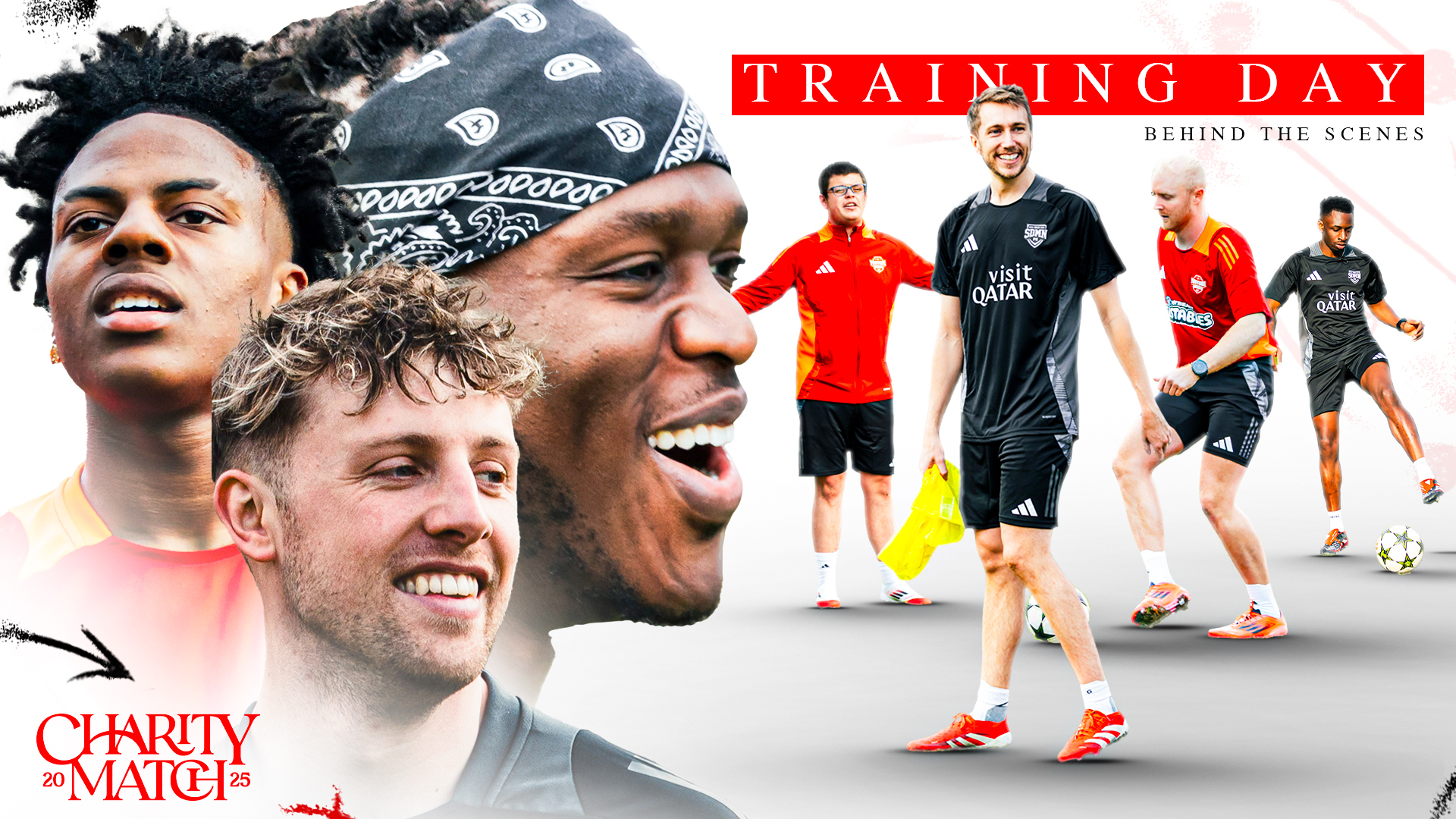 Charity Match Training Day BTS