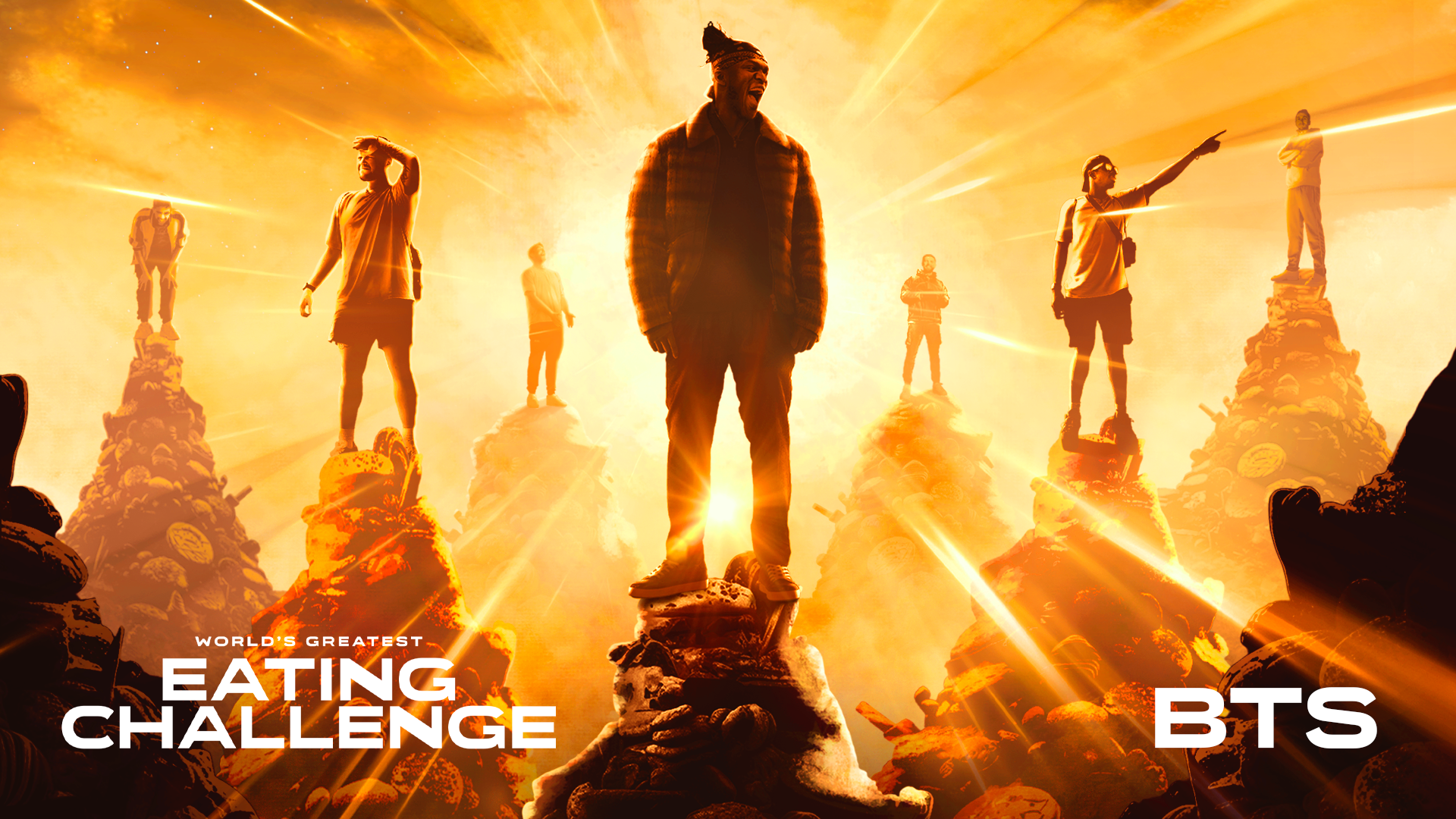 Sidemen World's Hardest Food Challenge BTS