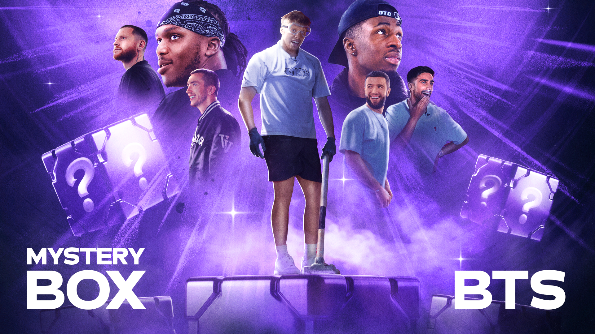 Sidemen $100,000 Mystery Box Challenge (Youtuber Edition) BTS