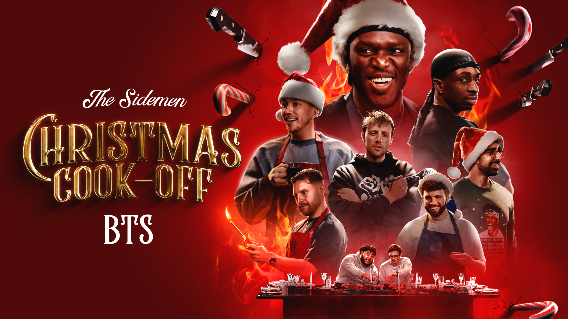 Sidemen Forfeit Christmas Cook Off BTS