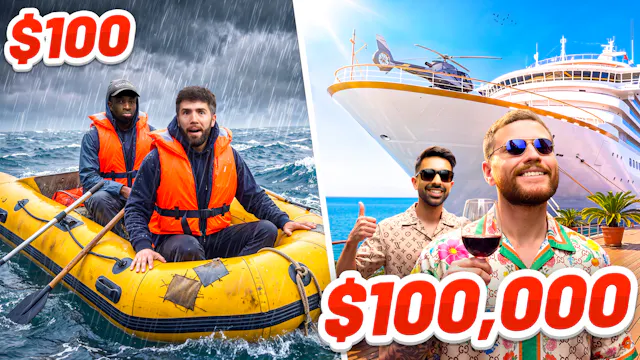 Sidemen $100 vs $100,000 Cruise