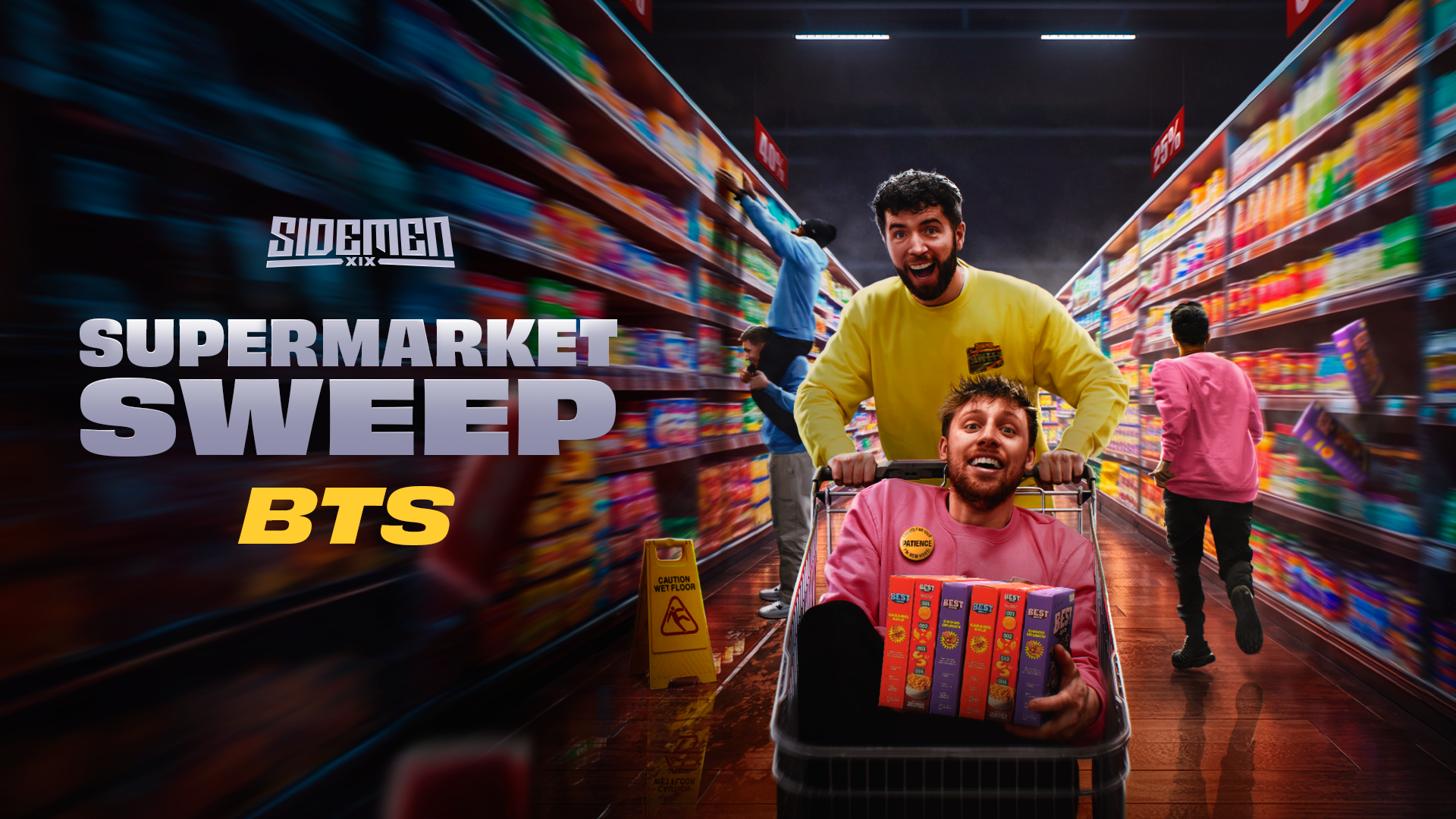 Sidemen Supermarket Sweep BTS