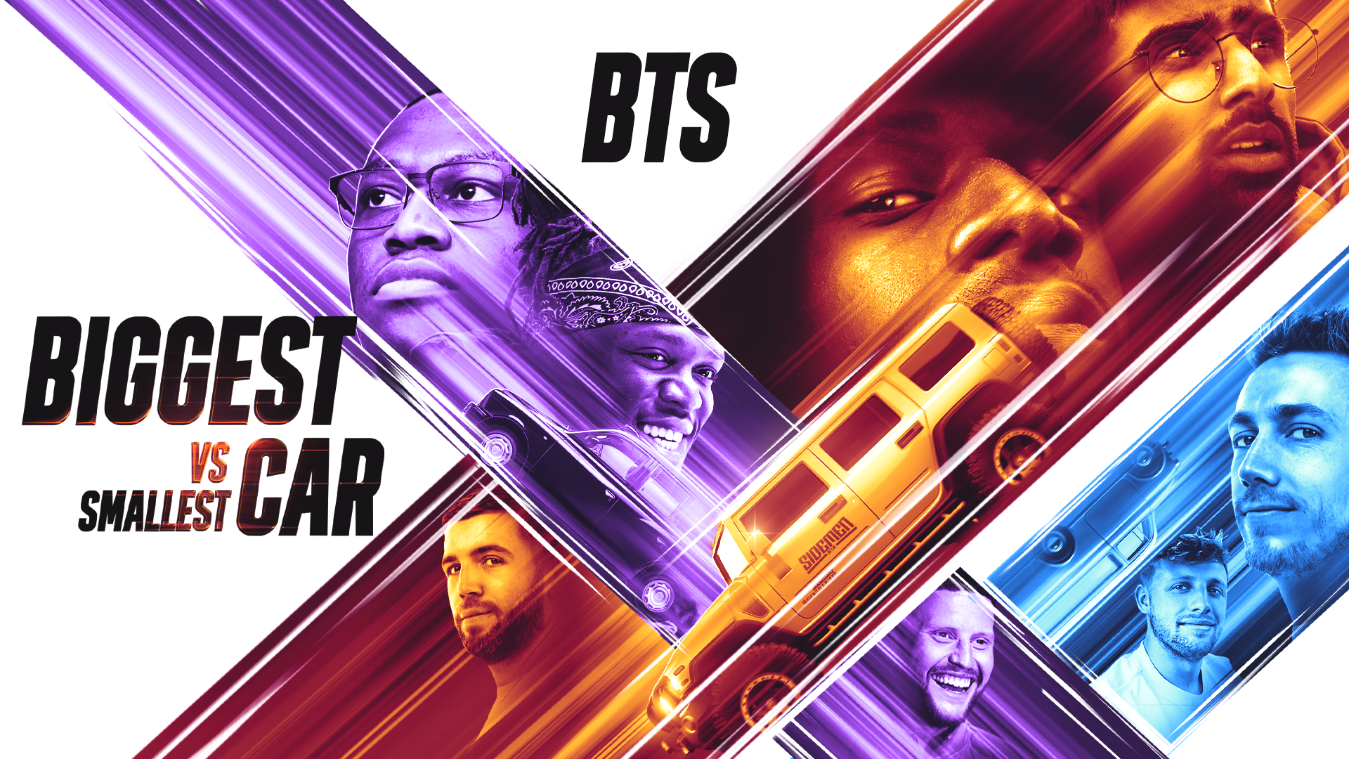 Sidemen Road Trip: World’S Smallest VS Biggest Car BTS