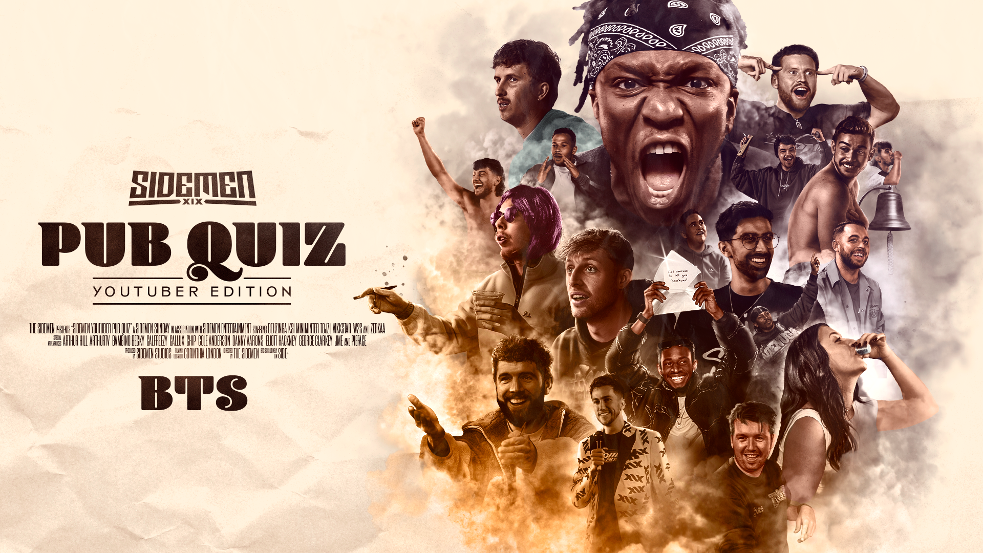 Sidemen Youtuber Pub Quiz BTS