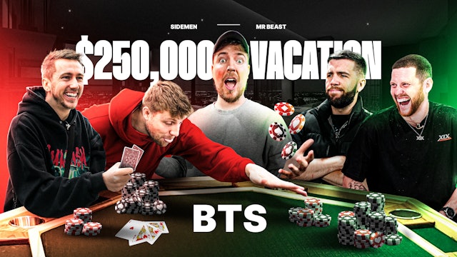 Mr Beast $1 VS $250,000 Vacation BTS