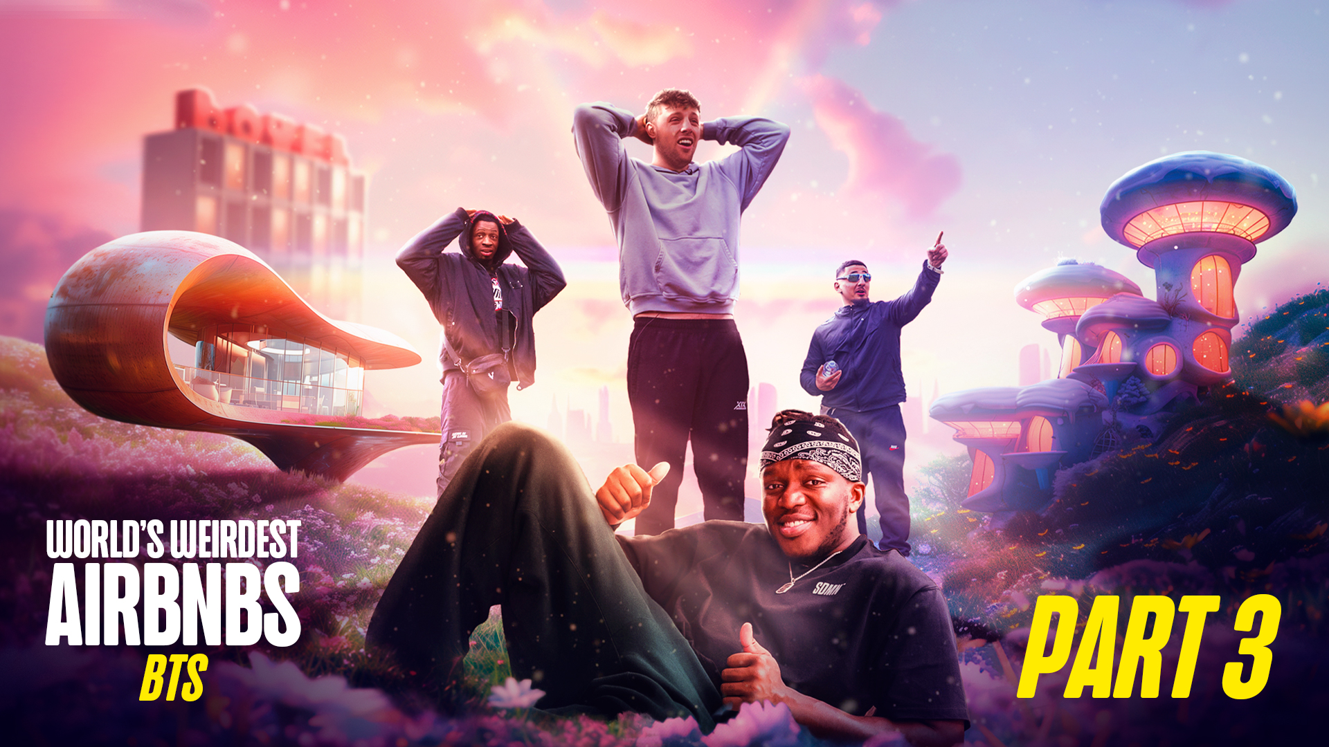 Pt. 3: Josh, Randy & Simon Stay At World’S Weirdest Airbnbs BTS