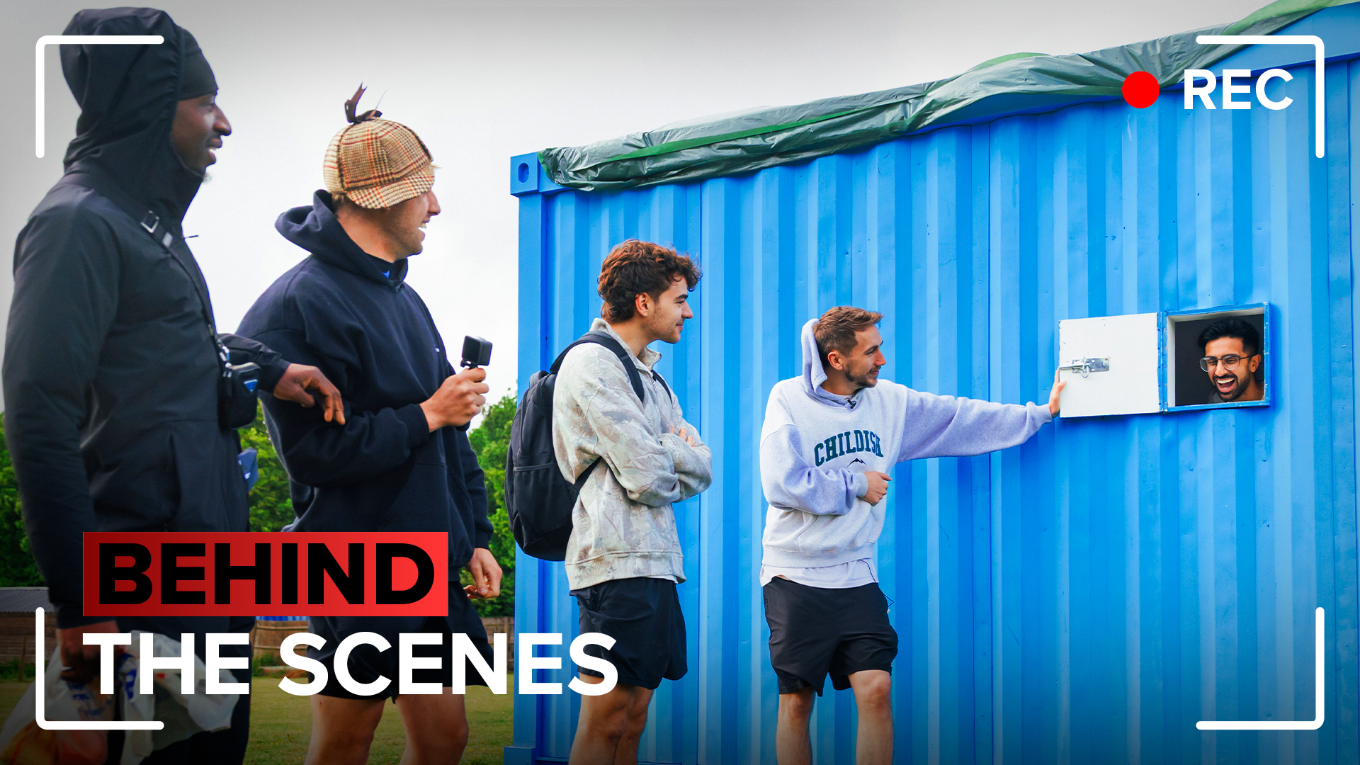 Sidemen Abandoned in Containers BTS
