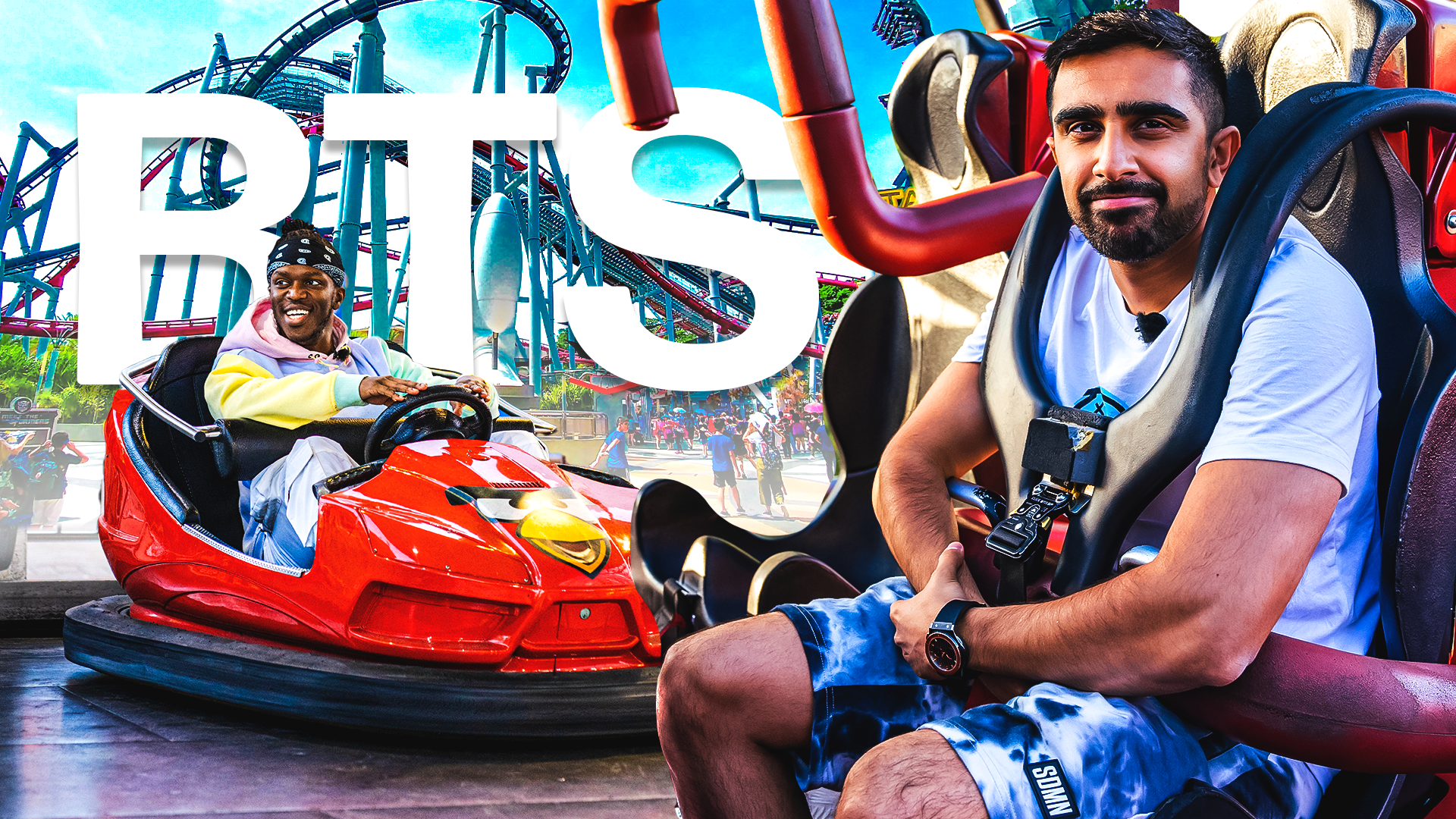 $100,000 VS $100 Theme Park BTS