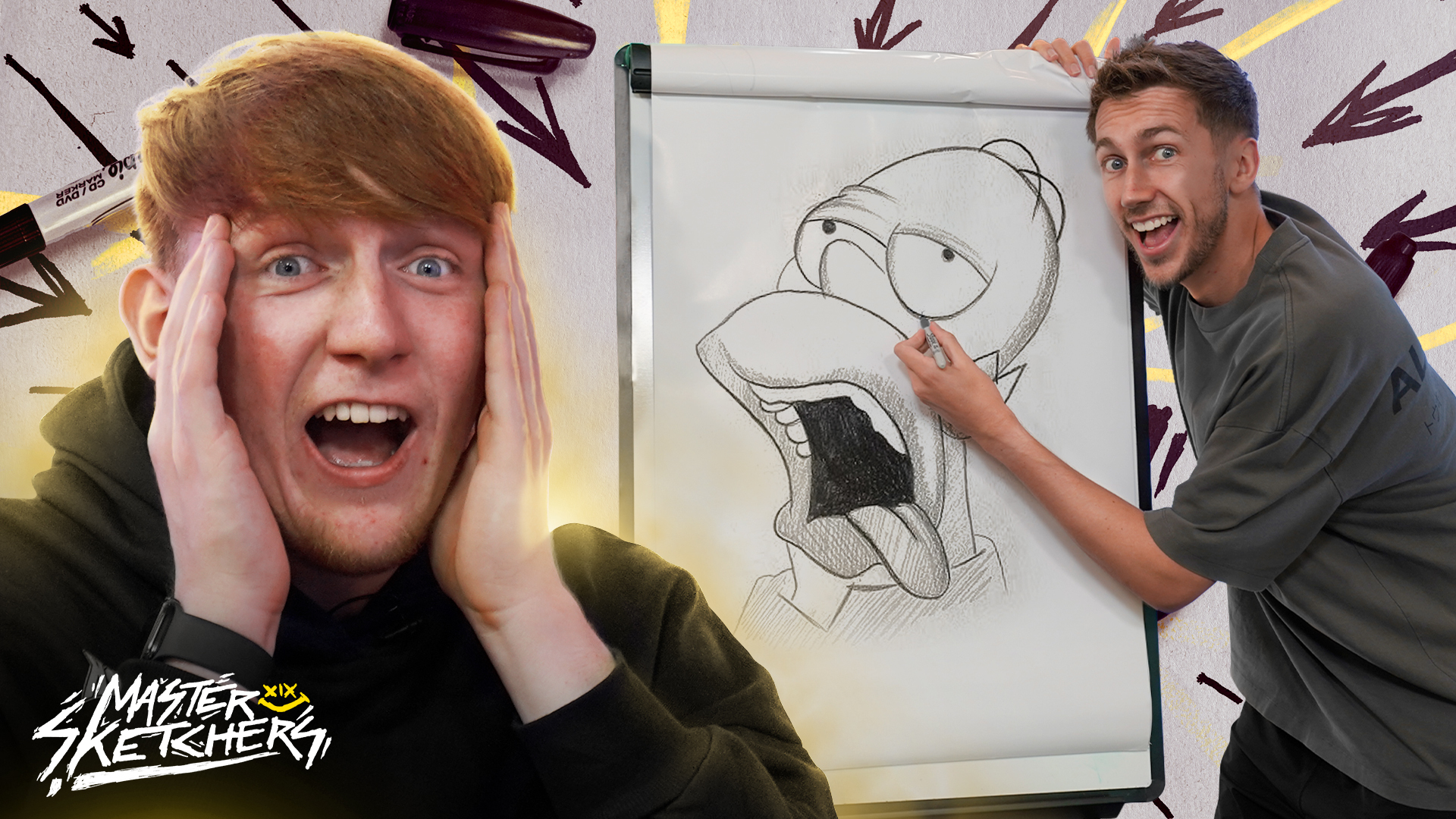 Homer Simpson or Spongebob?! | Master Sketchers