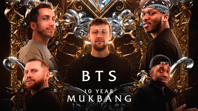 Sidemen 10 Year Anniversary Mukbang BTS