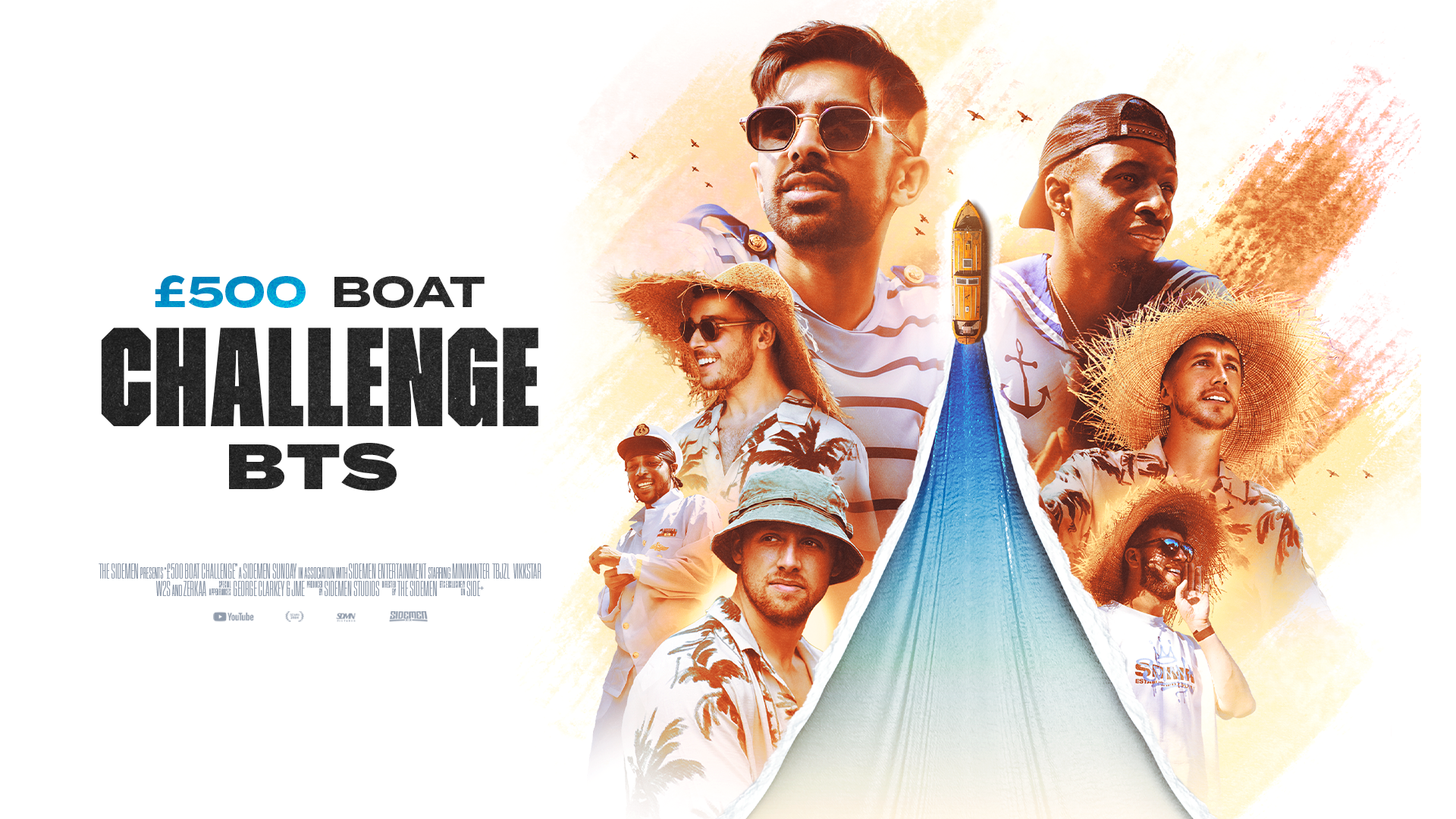 Sidemen £1000 Boat Challenge BTS