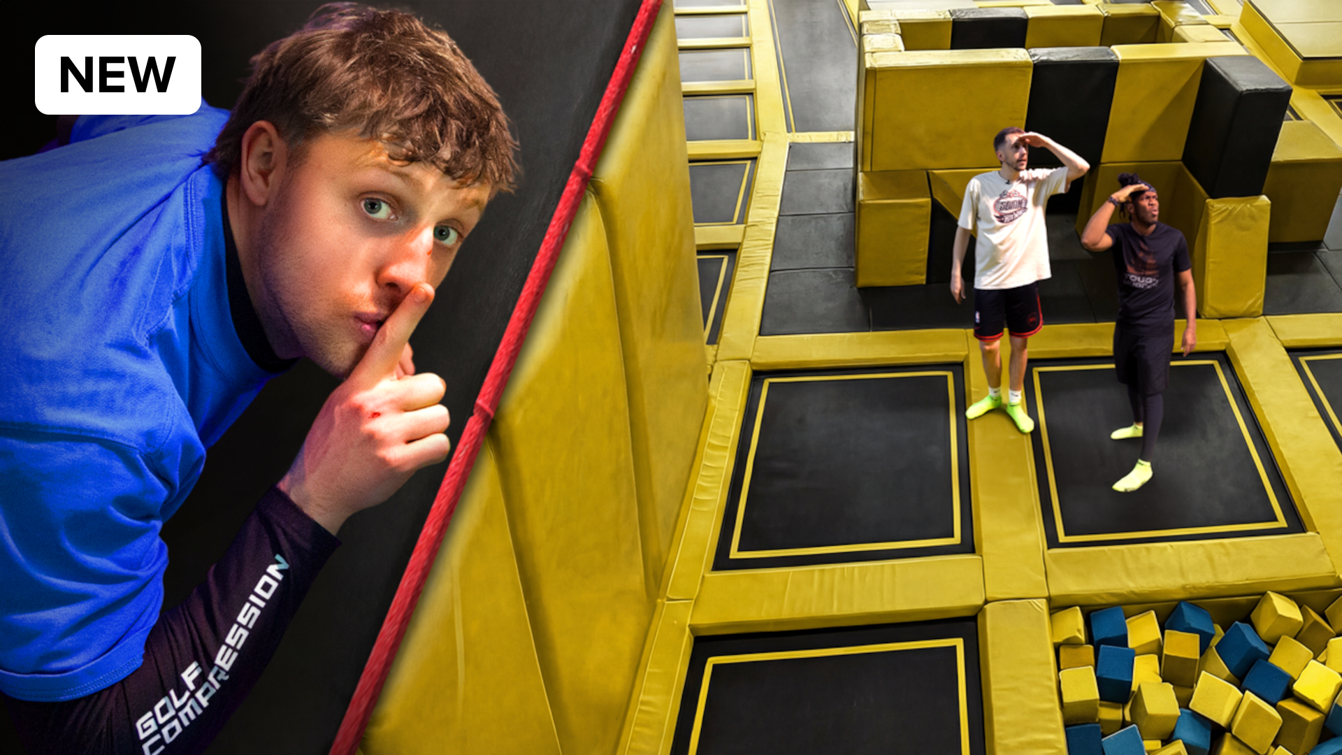 Sidemen Forfeit Hide & Seek in World's Biggest Trampoline Park