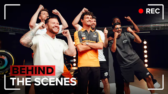 Guess The F1 Driver ft. Lando Norris BTS