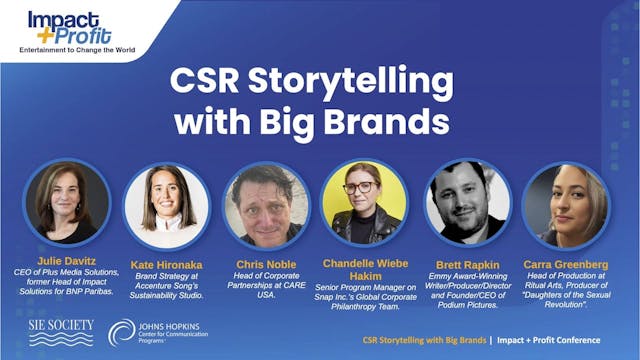 CSR Storytelling with Big Brands