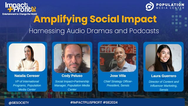 AMPLIFYING SOCIAL IMPACT - HARNESSING AUDIO DRAMAS AND POCASTS