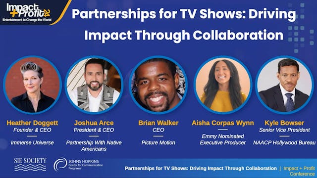 PARTNERSHIPS FOR TV SHOWS - DRIVING IMPACT THROUGH COLLABORATION