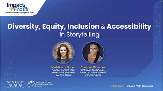 Diversity, Equity, Inclusion & Accessibility In Storytelling