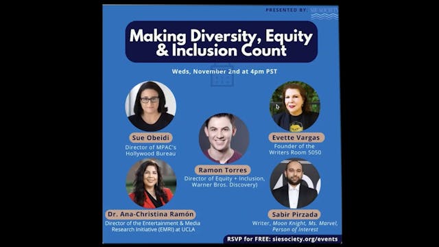 Making Diversity, Equity, and Inclusion Count! Presented by the SIE SOCIETY