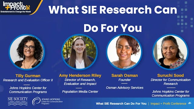 WHAT SIE RESEARCH CAN DO FOR YOU