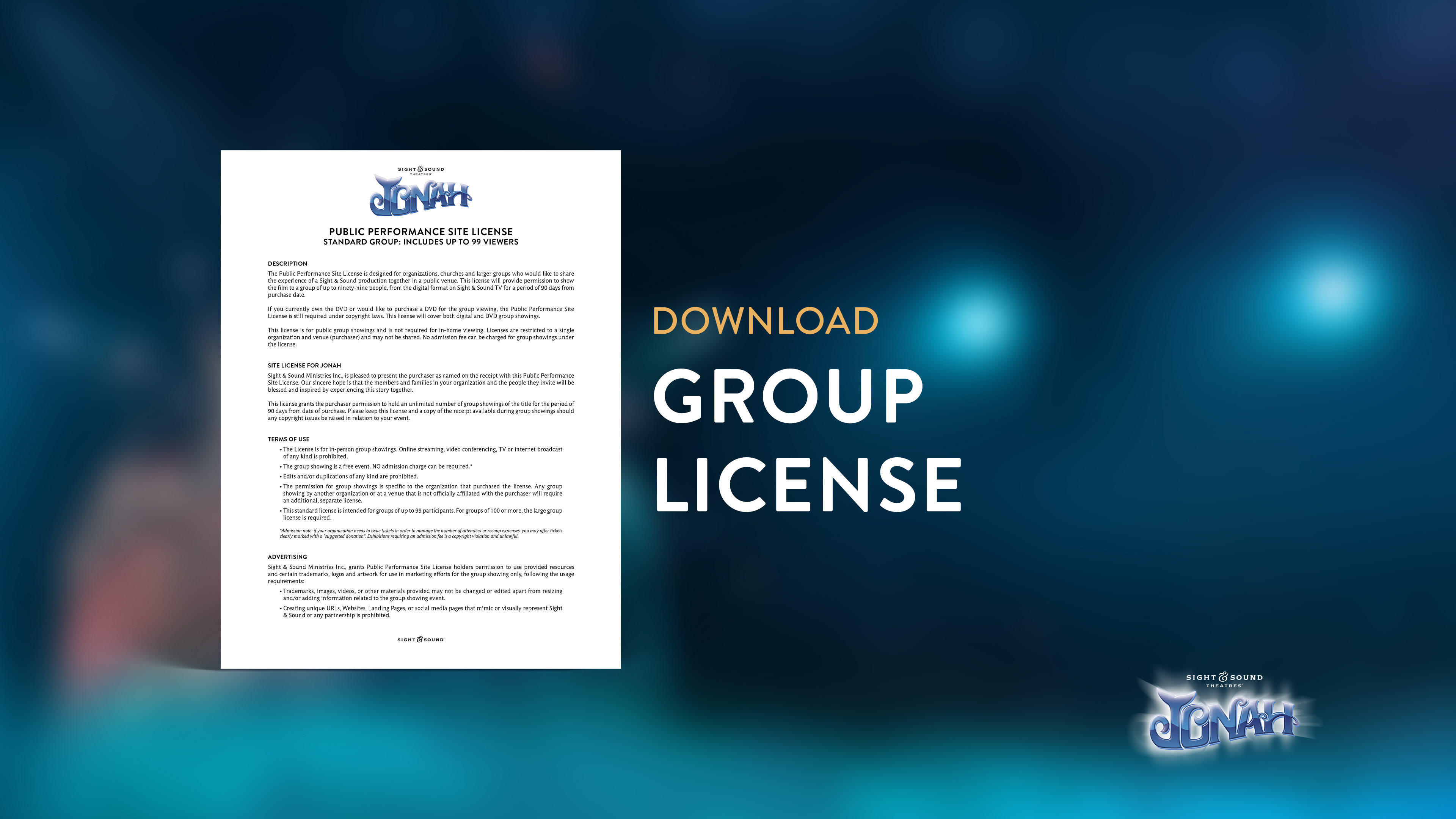JONAH | Standard Group License