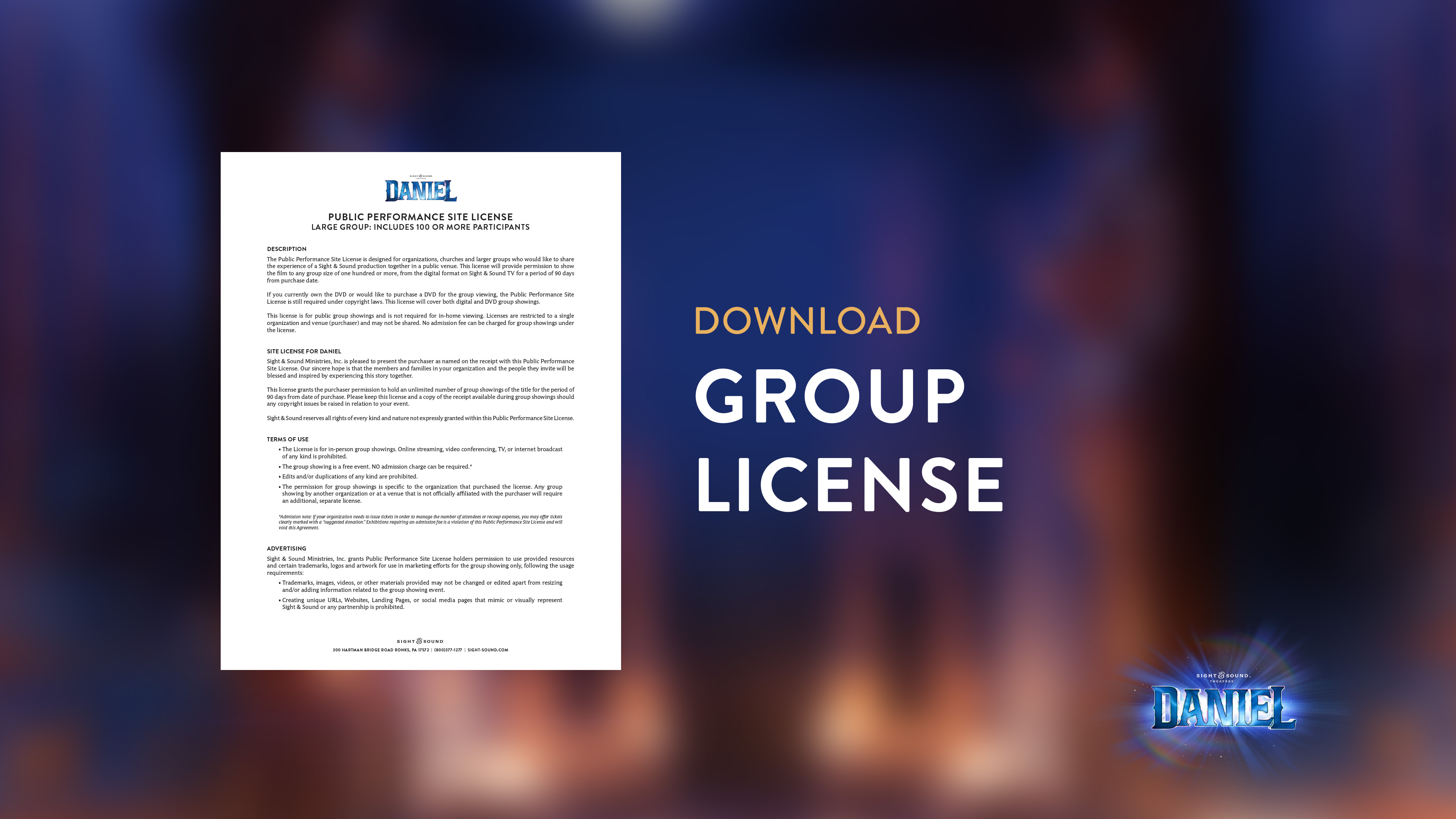 DANIEL | Standard Group License