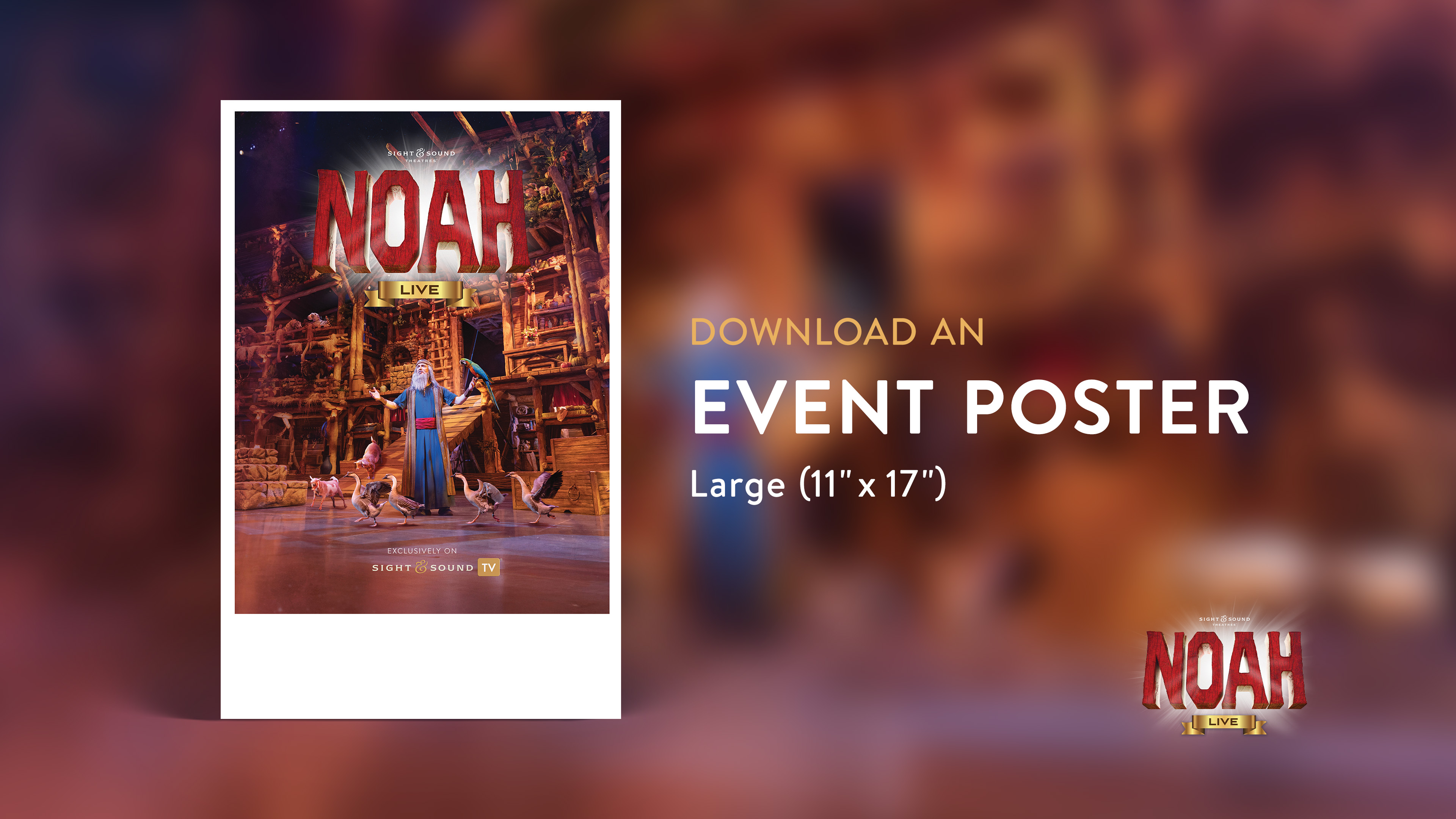 NOAH—Live! | Event Poster (11' x 17")