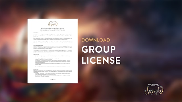 JOSEPH | Large Group License