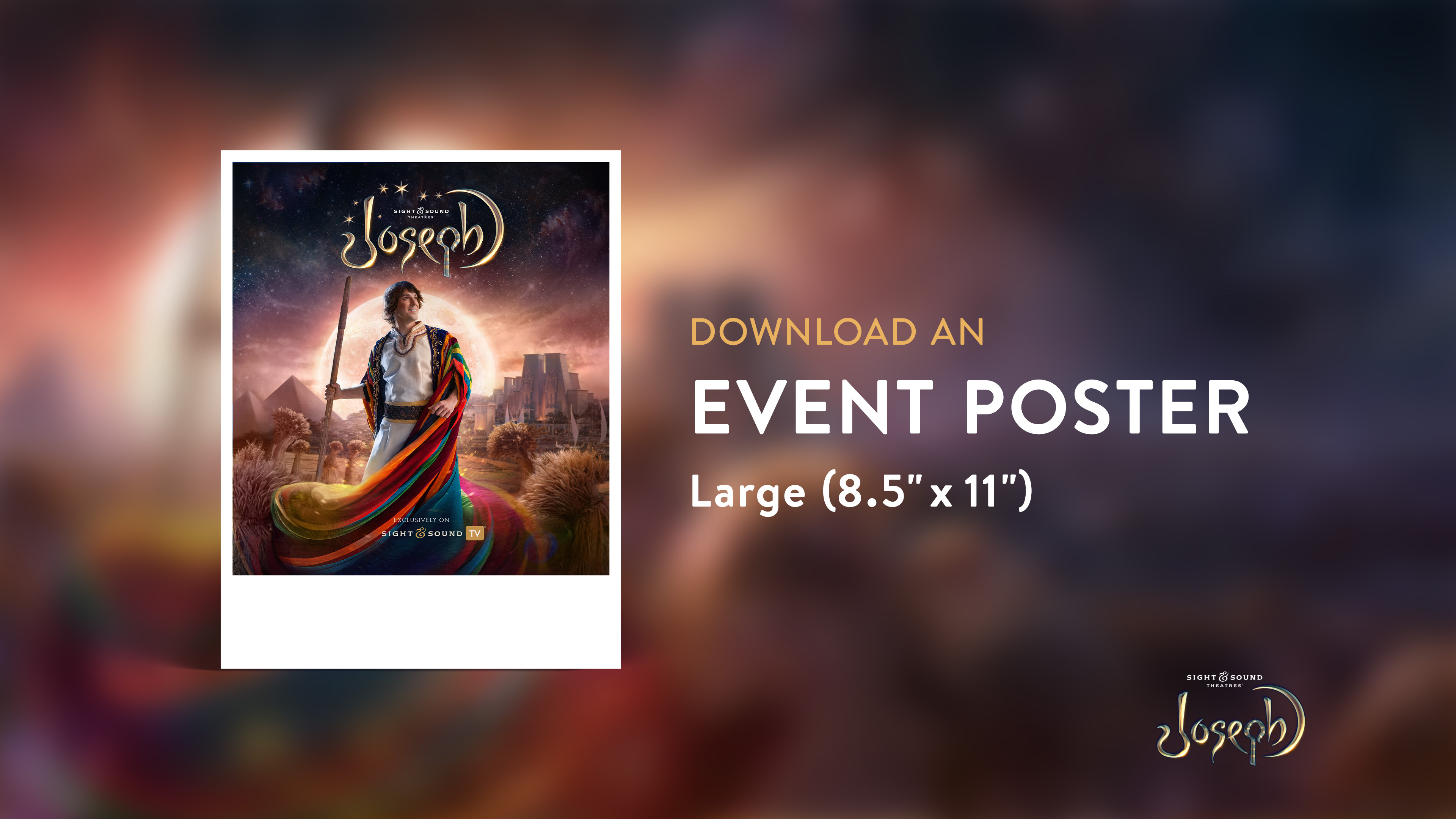 JOSEPH | Event Poster (8.5" x 11")